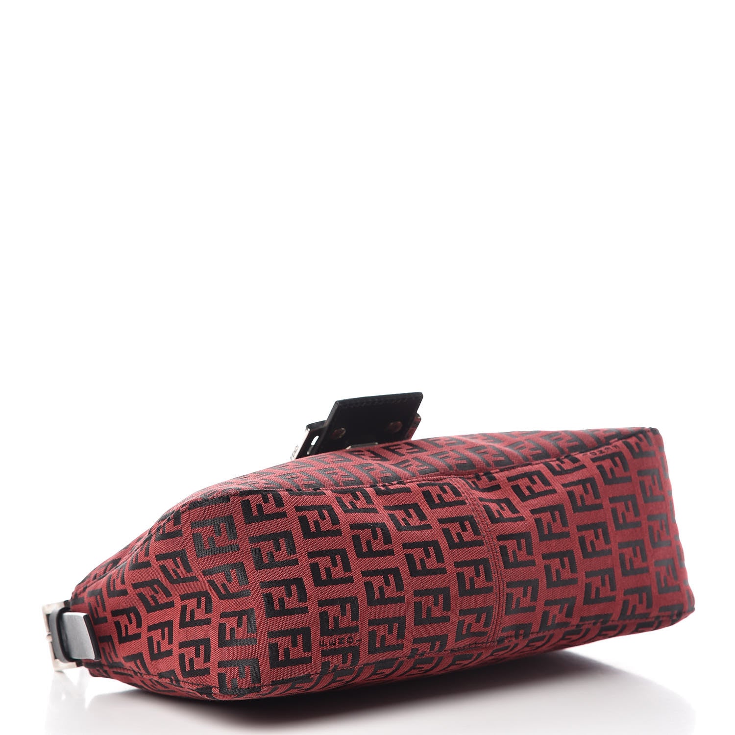 Fendi Zucchino Baguette Red Black 4 of 10
