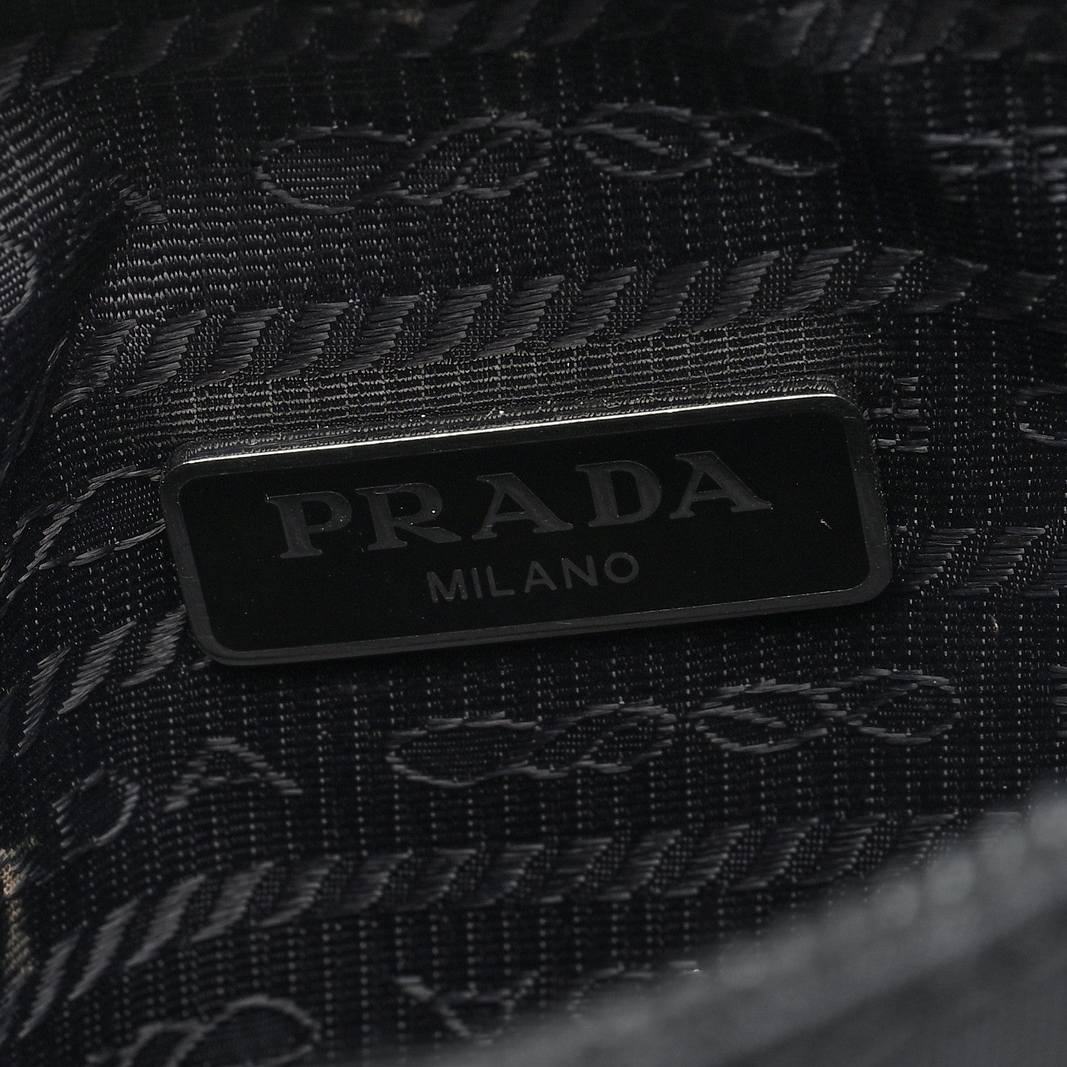 Prada Tessuto Nylon Mini Re-Edition 2000 Bag Black 6 of 10