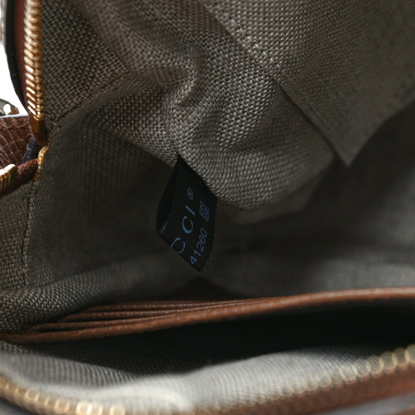 Monogram Mini Bree Messenger Bag Beige Tabacco