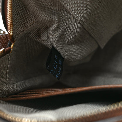 Gucci Monogram Mini Bree Messenger Bag Beige Tabacco 8 of 11