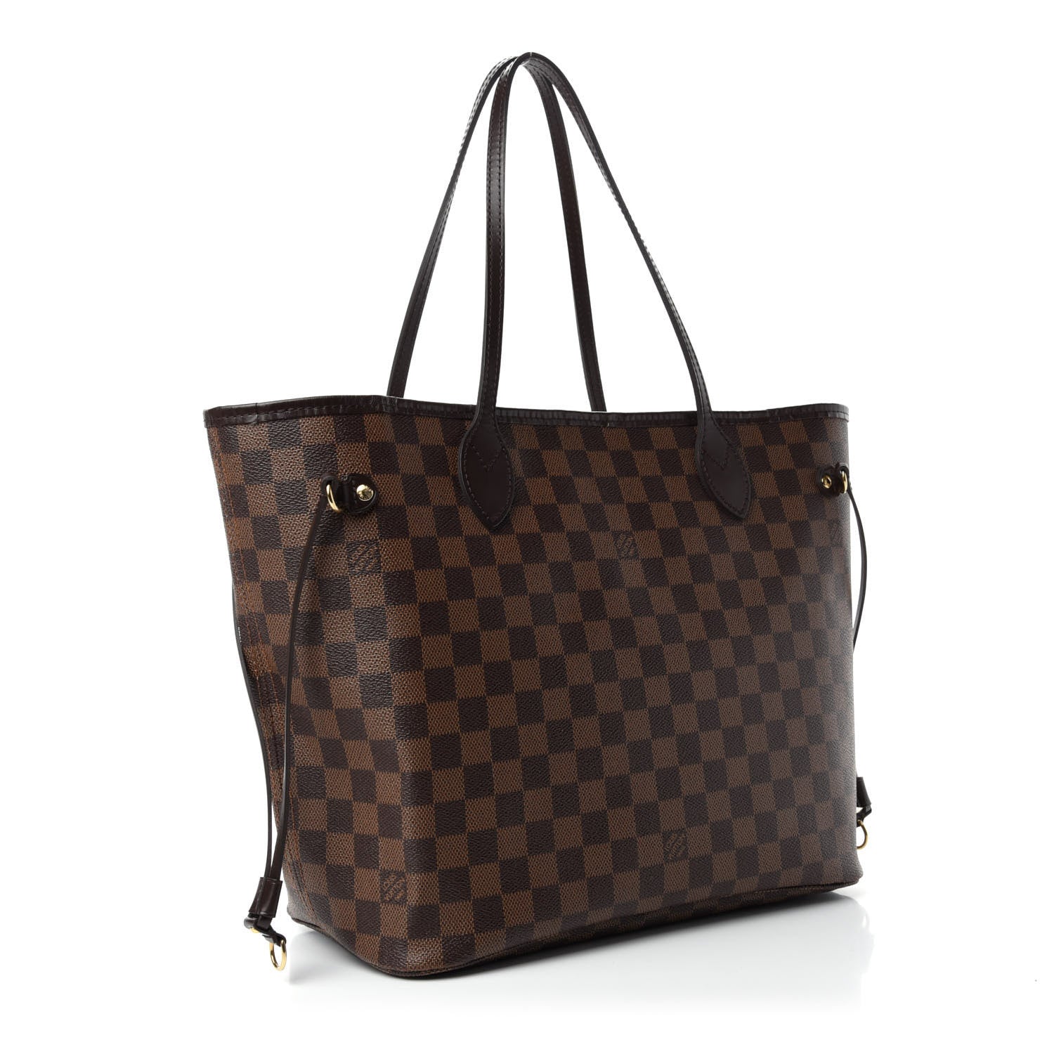 Louis Vuitton Damier Ebene Neo Neverfull MM Rose Ballerine 3 of 14