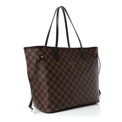 Louis Vuitton Damier Ebene Neo Neverfull MM Rose Ballerine 3 of 14