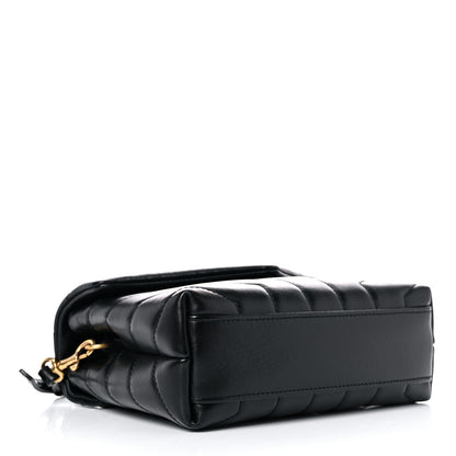 Saint Laurent Calfskin Y Quilted Monogram Toy Loulou Crossbody Bag Black 4 of 12