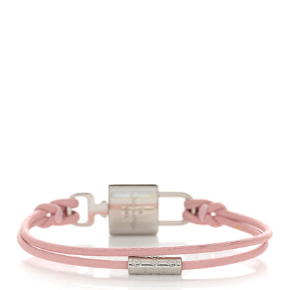 Louis Vuitton Monogram LV Padlock Bracelet 17 Pink 3 of 5