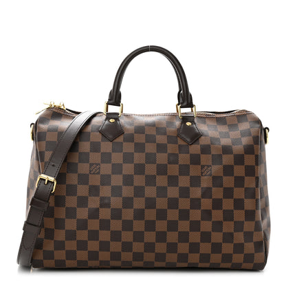 Louis Vuitton Damier Ebene Speedy Bandouliere 35 1 of 12