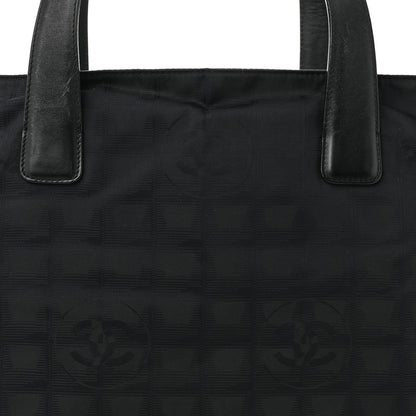 Chanel Nylon Large Travel Tote Black 8 of 14