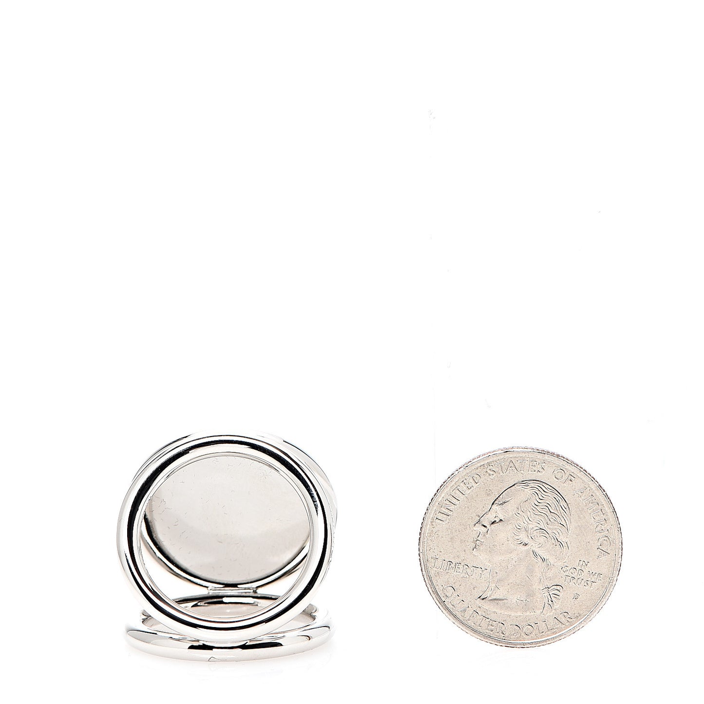 Palladium Trio Scarf Ring
