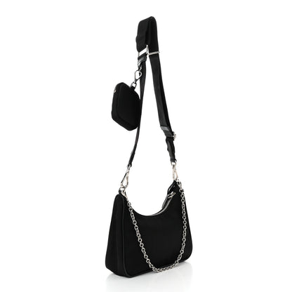 Prada Nylon Re-Edition 2005 Shoulder Bag Black 3 of 13