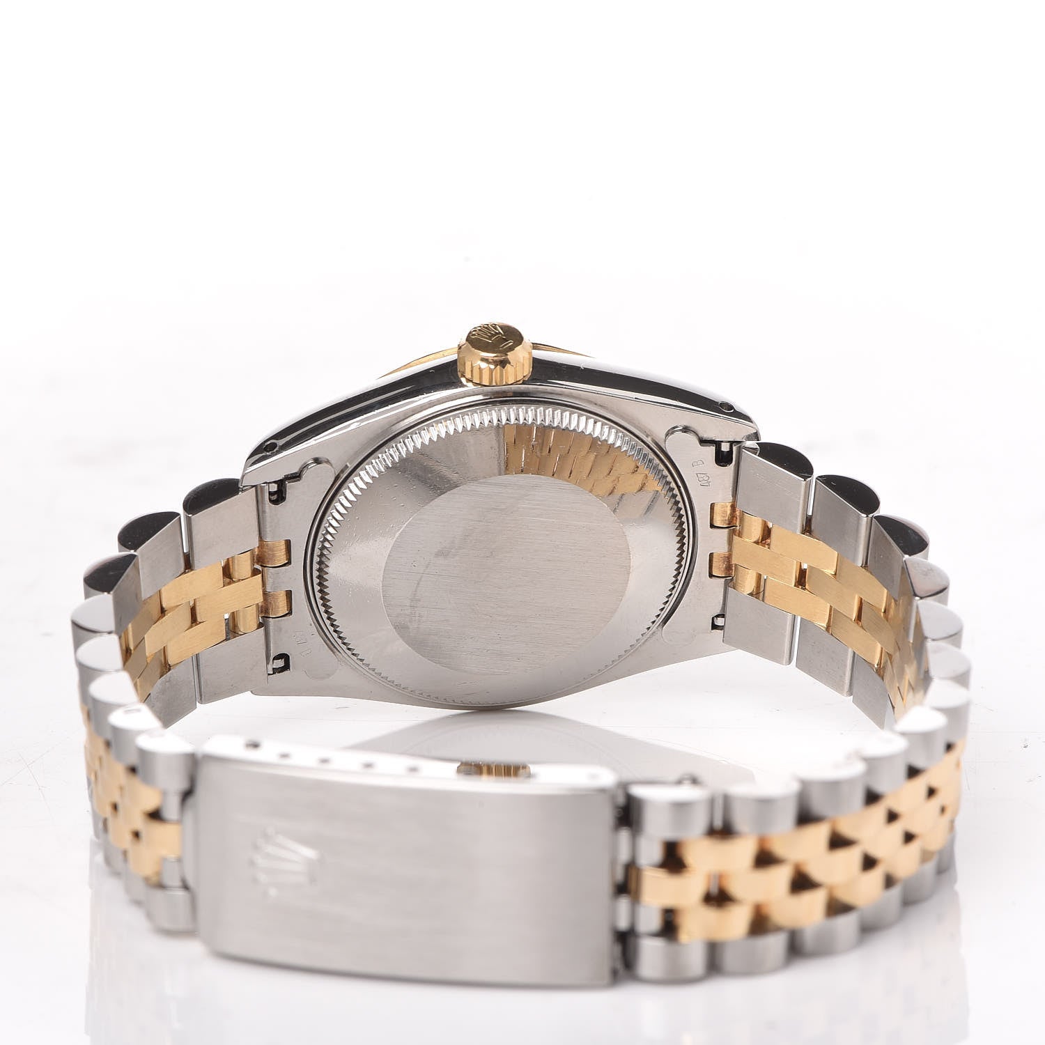 Rolex Stainless Steel 18K Yellow Gold Diamond 31mm Oyster Perpetual Datejust Watch Champagne 68273 5 of 7
