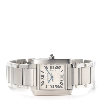 Cartier Stainless Steel 28mm Tank Francaise Automatic Watch 2 of 5