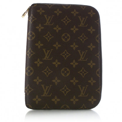 Louis Vuitton Monogram Desk Organizer w Address Book 1 of 8