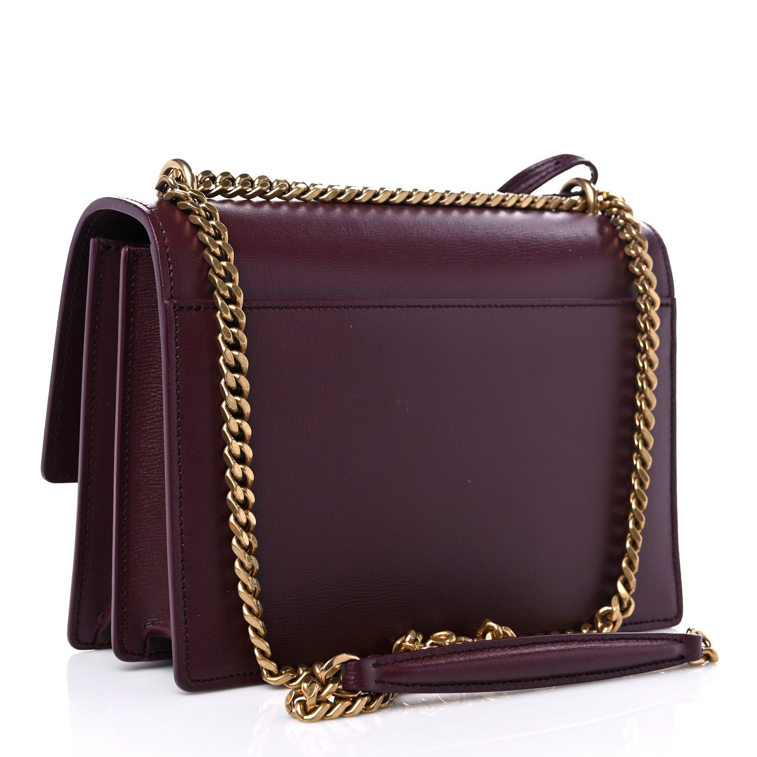 Saint Laurent Calfskin Medium Monogram Sunset Pallisandre 3 of 9