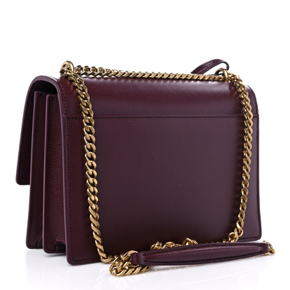 Saint Laurent Calfskin Medium Monogram Sunset Pallisandre 3 of 9