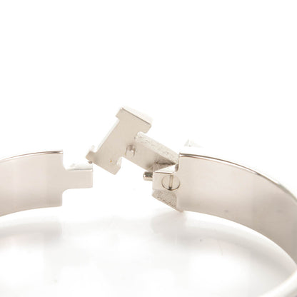 Hermes Enamel Narrow Clic Clac H Bracelet PM Cacao 4 of 5