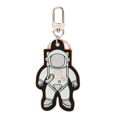 Louis Vuitton Monogram Satellite Spaceman Figurine Bag Charm Key Holder Silver 1 of 5