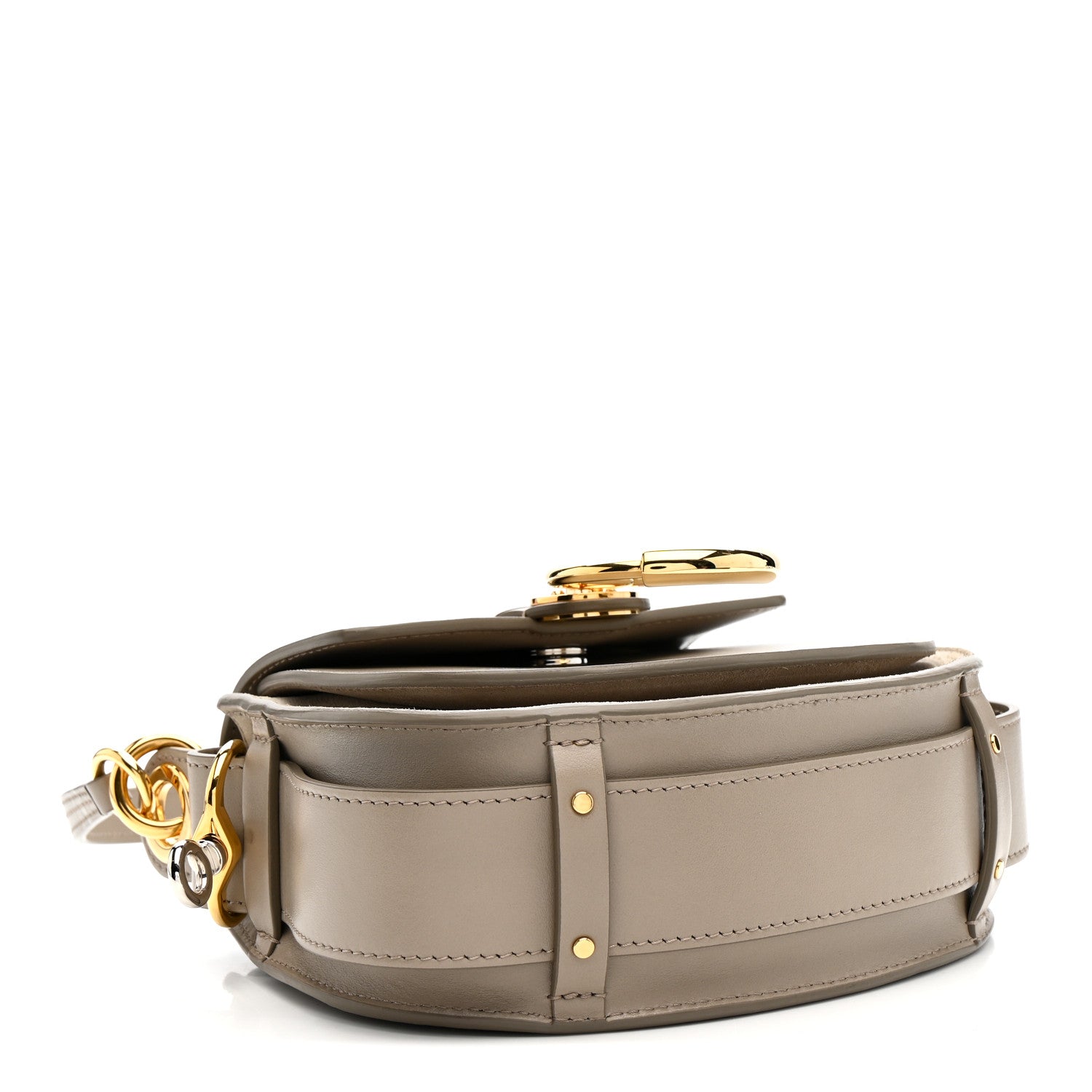 Chloe Tess バッグ Motty-Gray Chloé Tess Large Leather Handbag Motty Grey