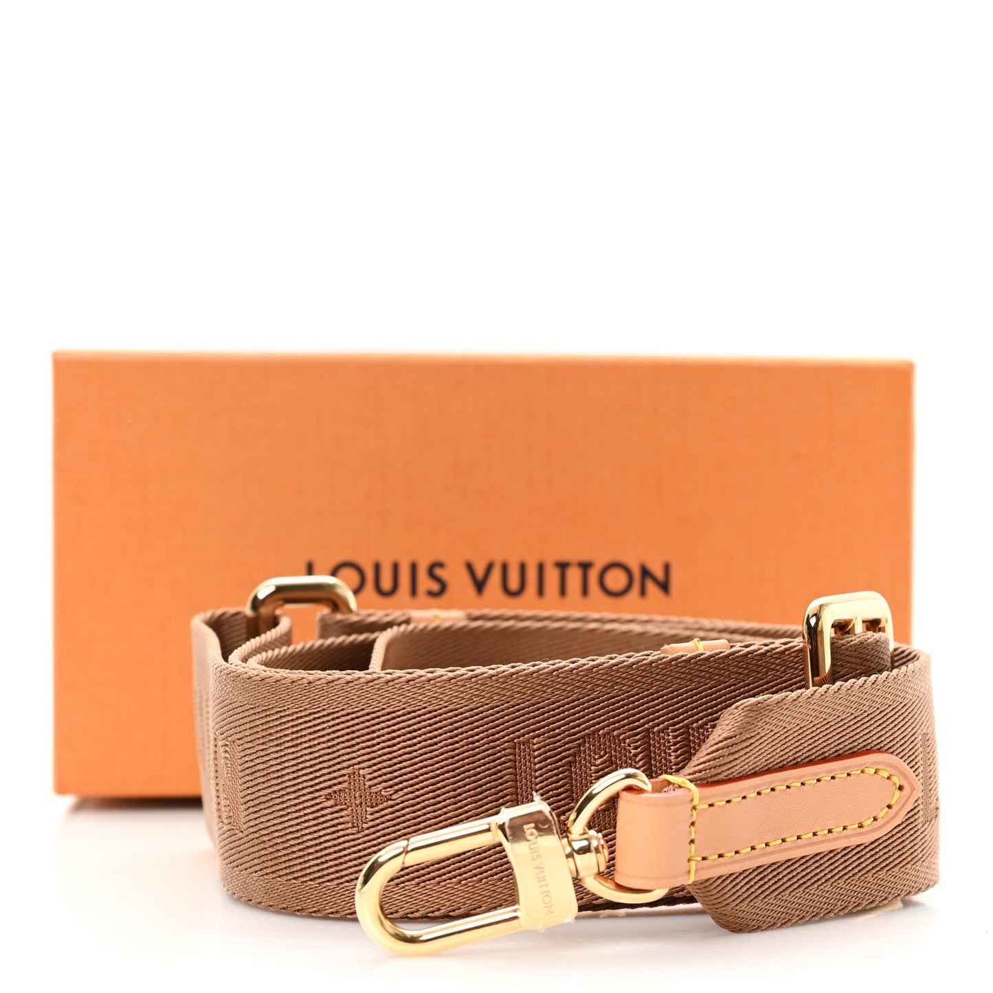 Jacquard Looping Shoulder Strap Brown