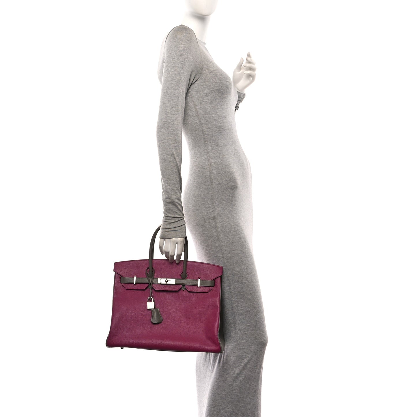 Epsom Horseshoe Birkin 35 Etain Tosca