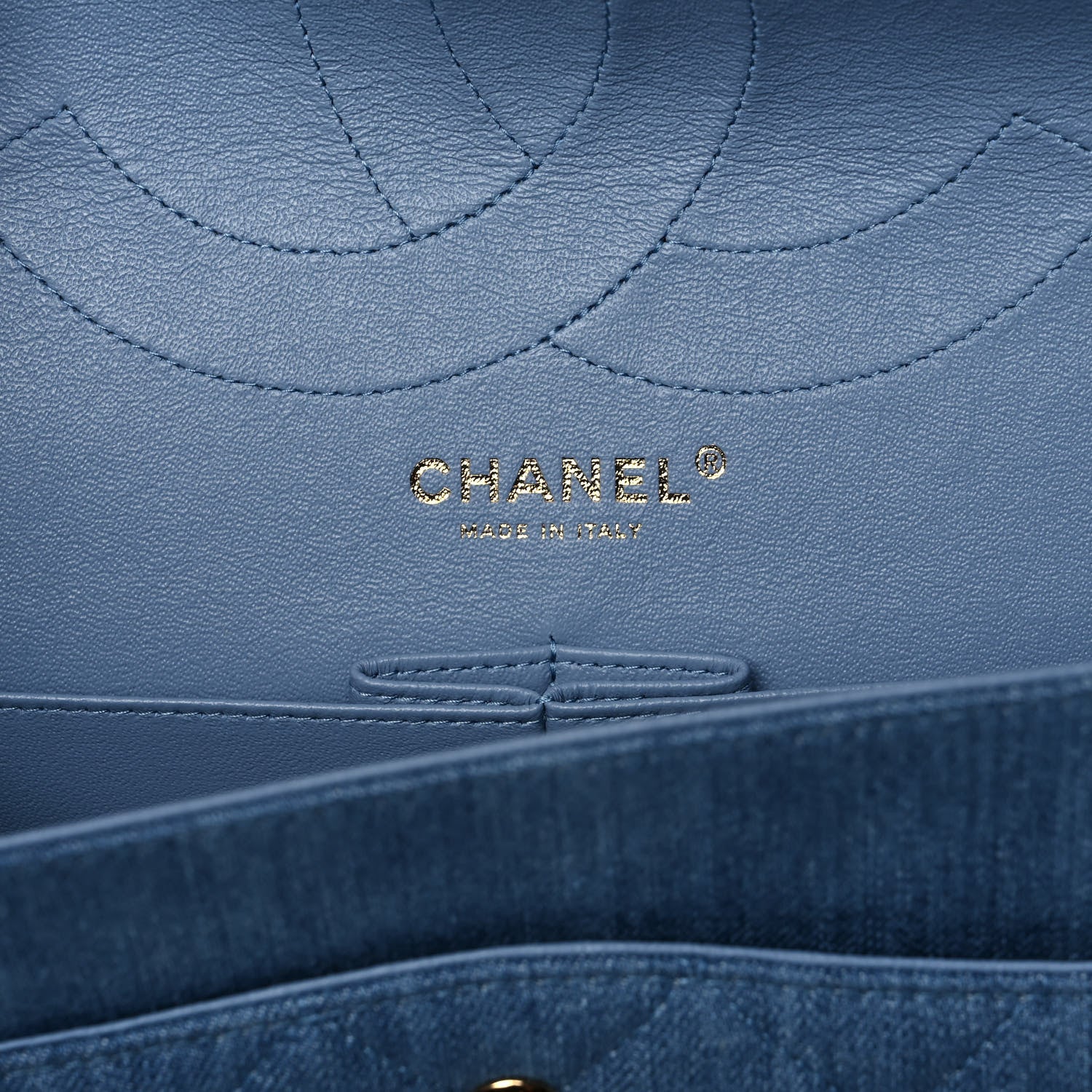 Chanel Denim Quilted 2.55 Reissue 227 Flap Blue 6 of 12