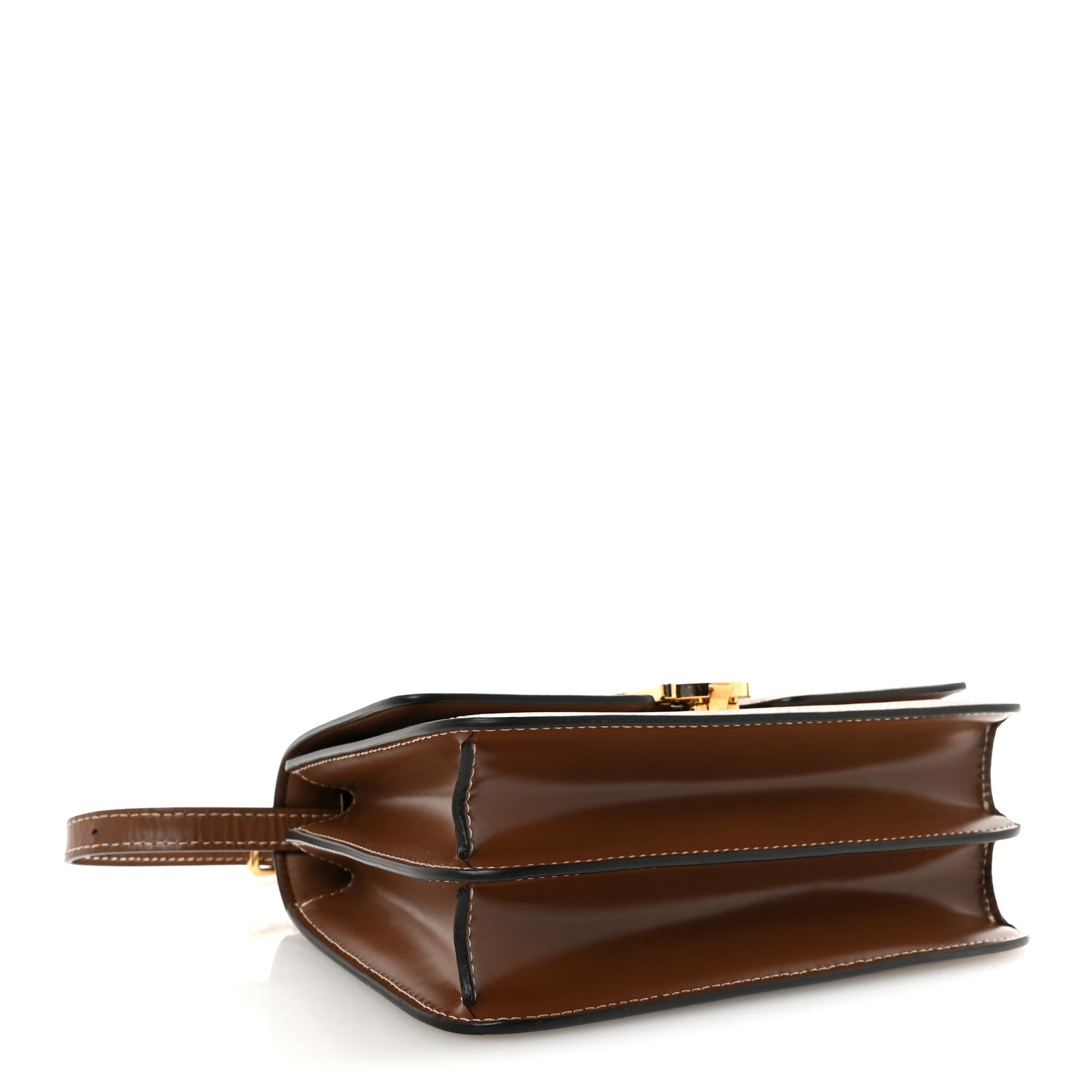 Burberry Canvas Calfskin Small TB Bag Natural 4 of 9