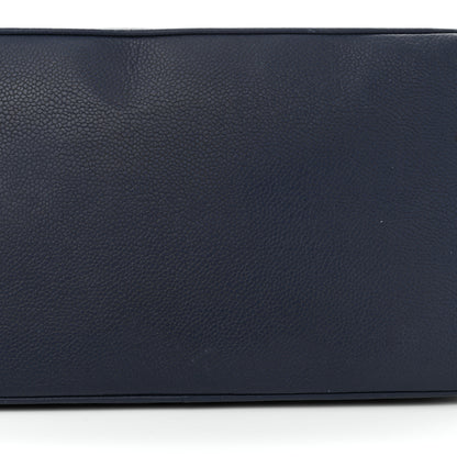 Chanel Caviar Quilted Medallion Tote Blue 10 of 13