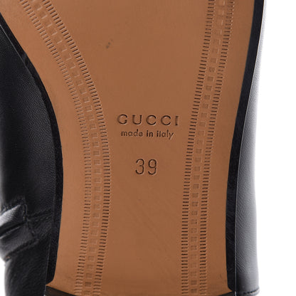 Gucci Malaga Kid Womens Jordaan Ankle Boots 39 Black 7 of 9