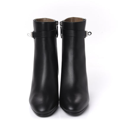 Hermes Calfskin Saint Germain Ankle Boots 37 Black 2 of 10