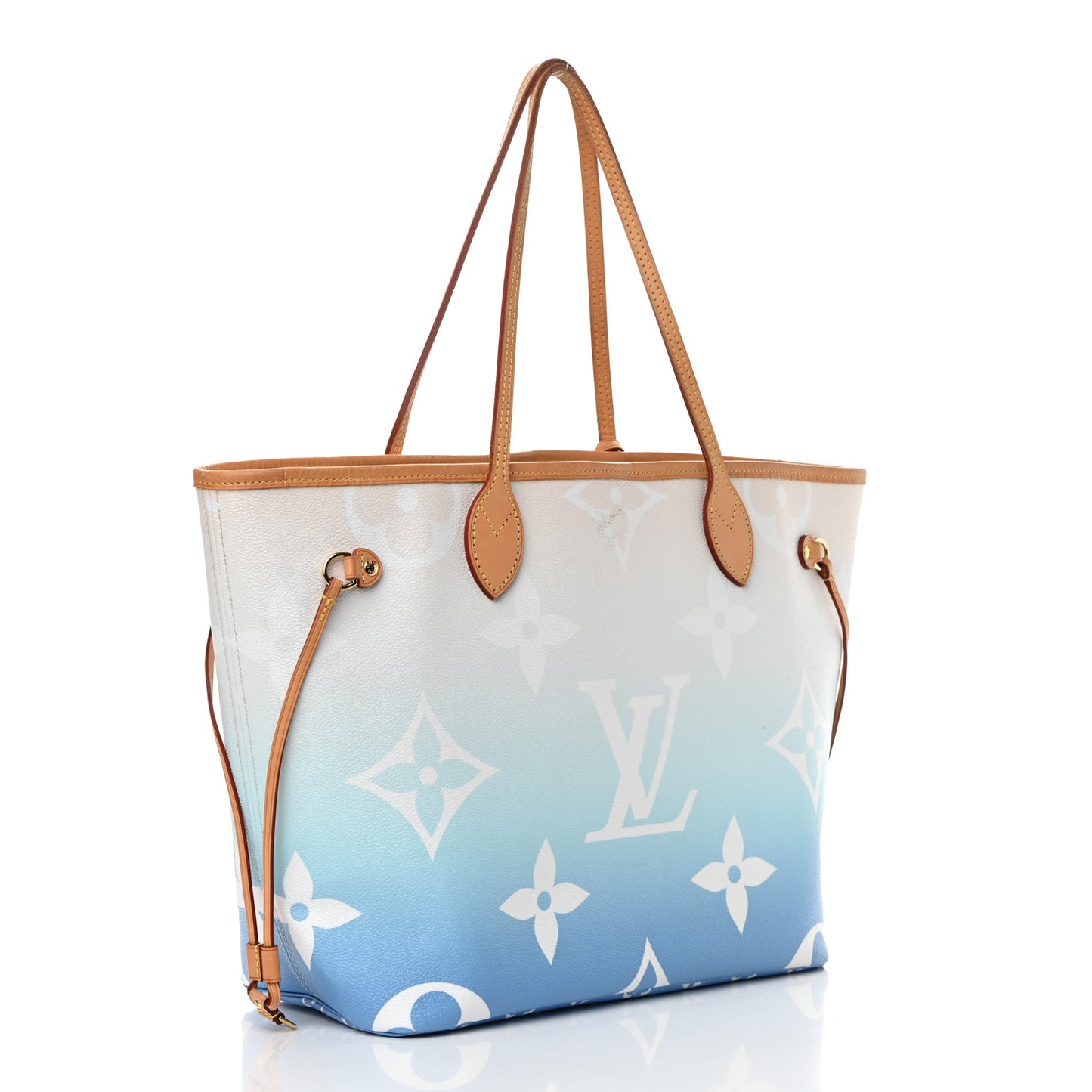 Monogram Giant By The Pool Neverfull MM Blue
