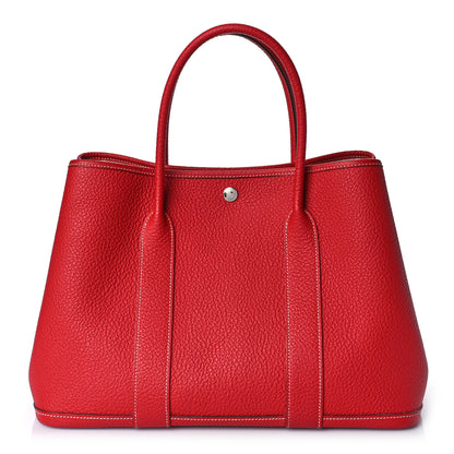 Hermes Negonda Garden Party 30 MM Rouge Casaque 1 of 9