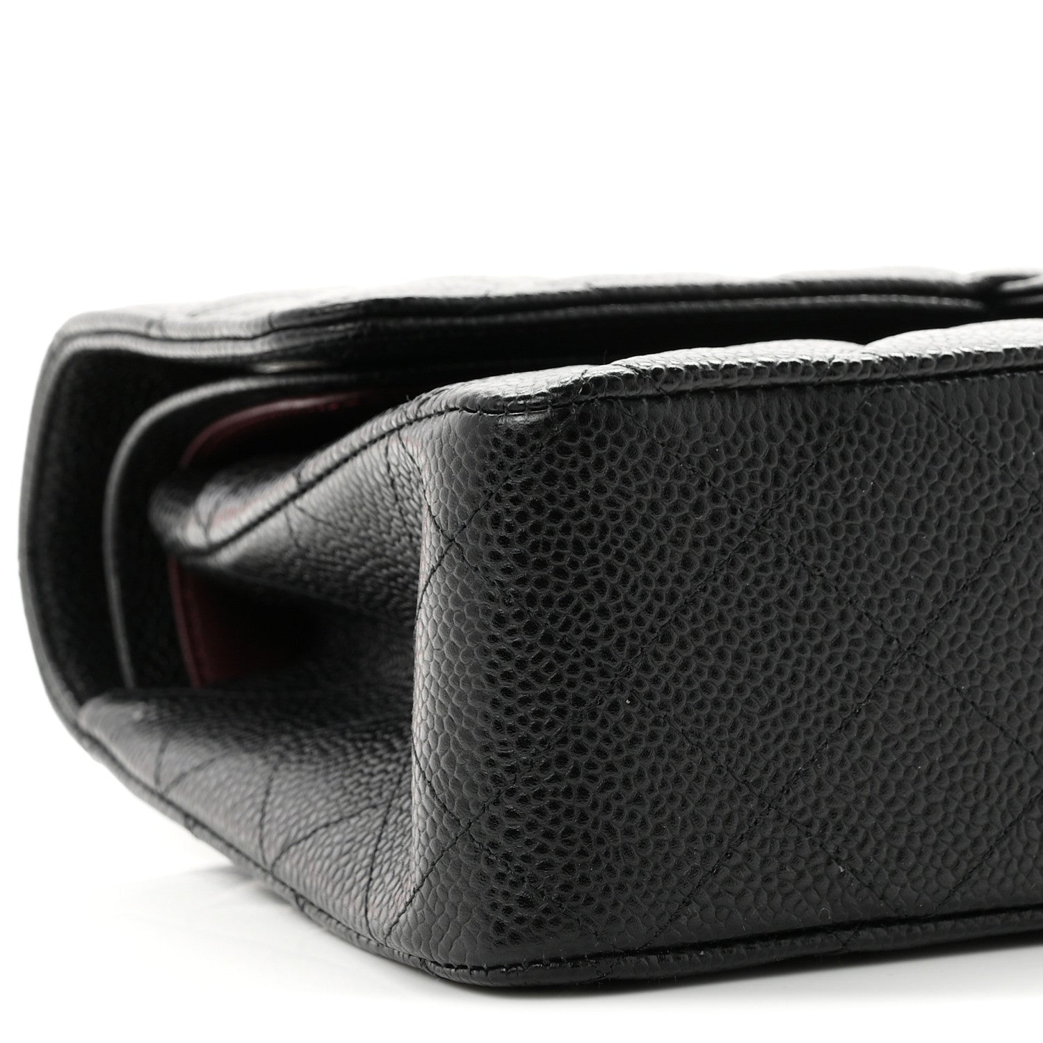 Chanel Caviar Quilted Medium Double Flap Black 9 of 11