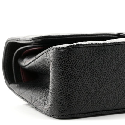Chanel Caviar Quilted Medium Double Flap Black 9 of 11