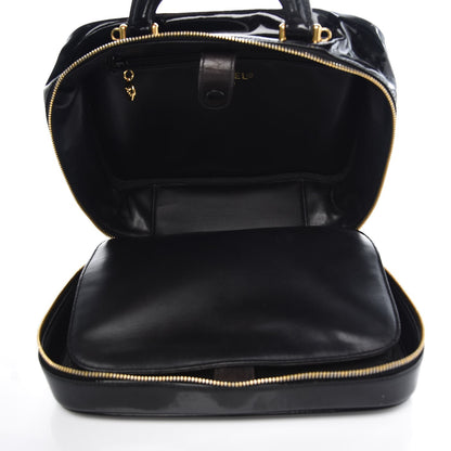 Chanel Patent CC Vanity Cosmetic Case Black 5 of 9