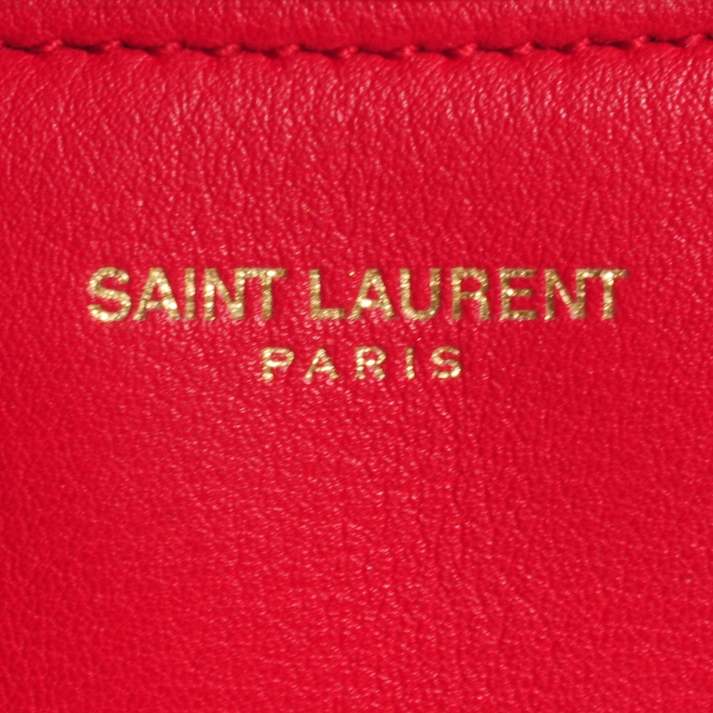 Calfskin Medium Classic Y Cabas Red