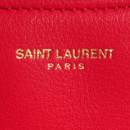 Saint Laurent Calfskin Medium Classic Y Cabas Red 5 of 9