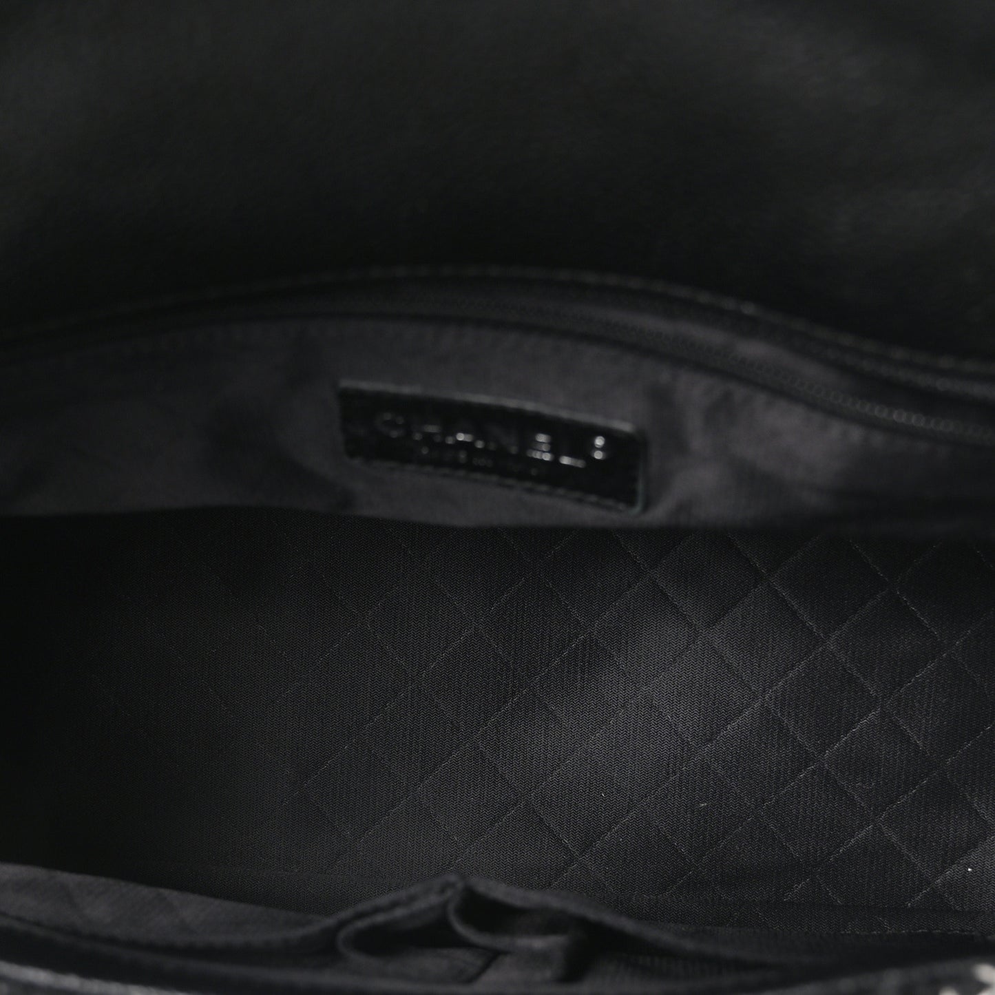 Tweed Trip Top Handle Flap Black