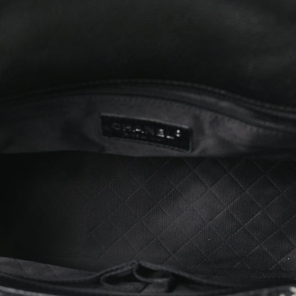Chanel Tweed Trip Top Handle Flap Black 5 of 10