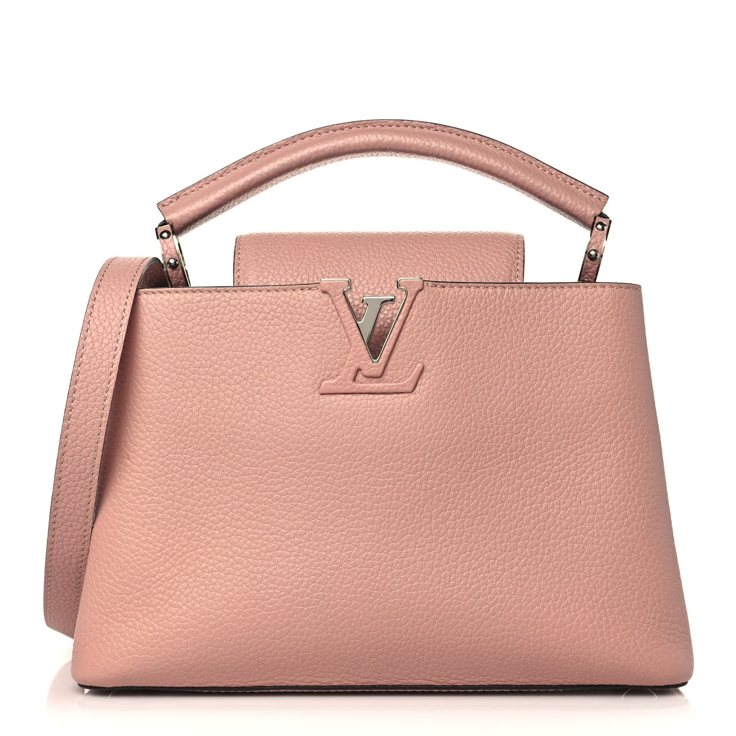 Louis Vuitton Taurillon Capucines BB Magnolia 1 of 8