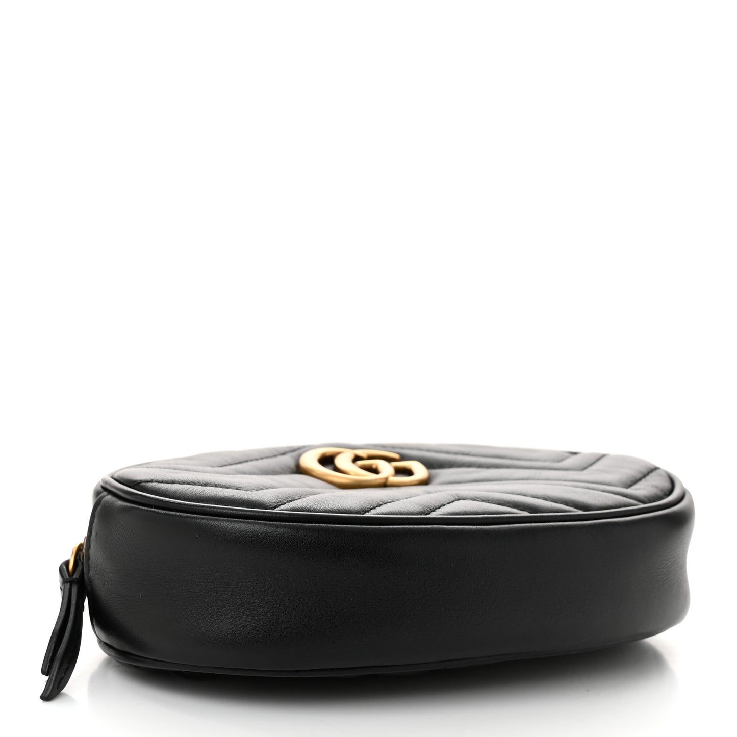 Calfskin Matelasse GG Marmont Belt Bag 85 34 Black