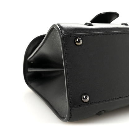 Delvaux Grained Rodeo Calfskin Quilted Mini Brillant Satchel Black 8 of 9