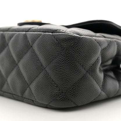 Chanel Caviar Quilted Small Wavy CC Hobo Black 10 of 10
