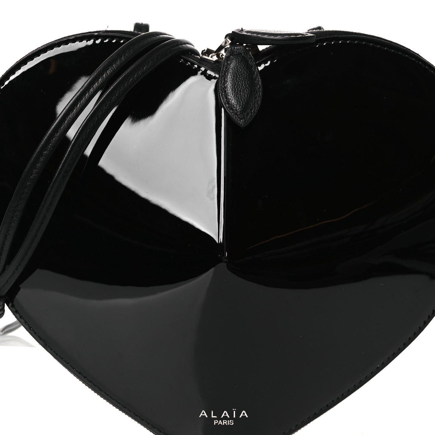 Patent Calfskin Le Coeur Bag Black