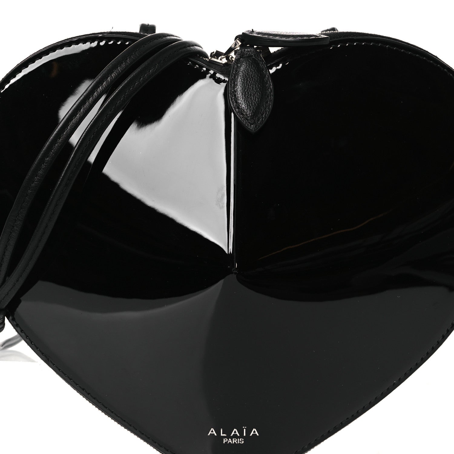 Alaia Patent Calfskin Le Coeur Bag Black 7 of 10