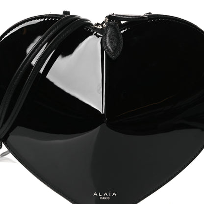 Alaia Patent Calfskin Le Coeur Bag Black 7 of 10
