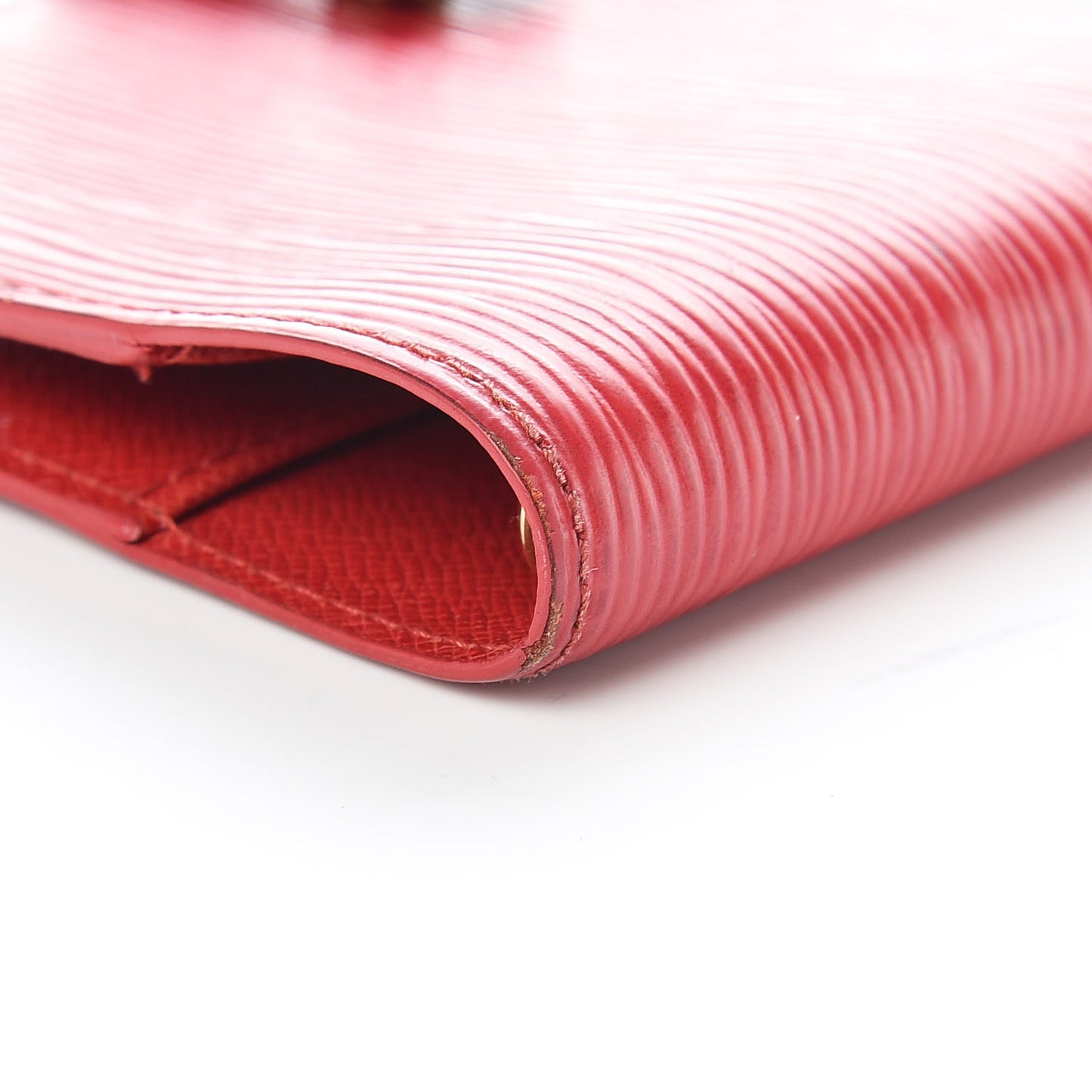 Epi Small Ring Agenda Cover Castillan Red