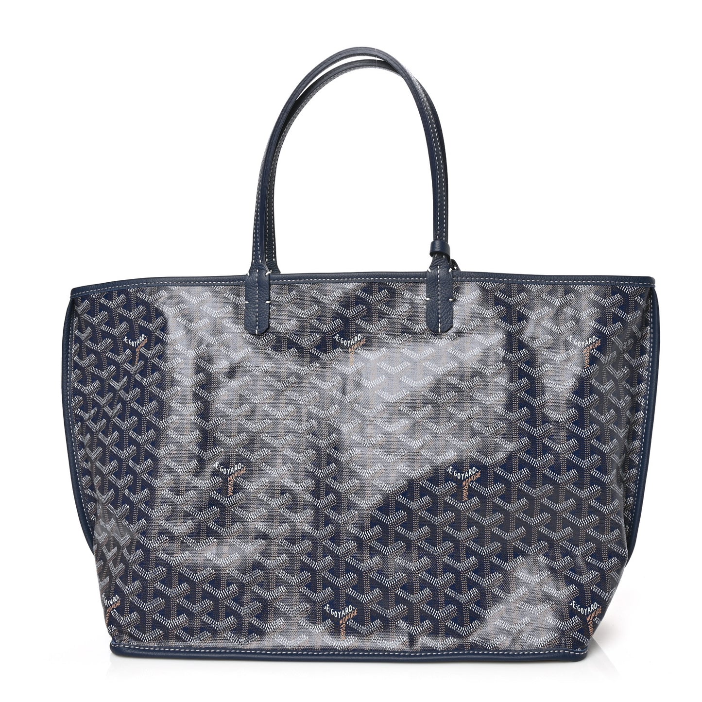Goyardine Reversible Anjou PM Navy