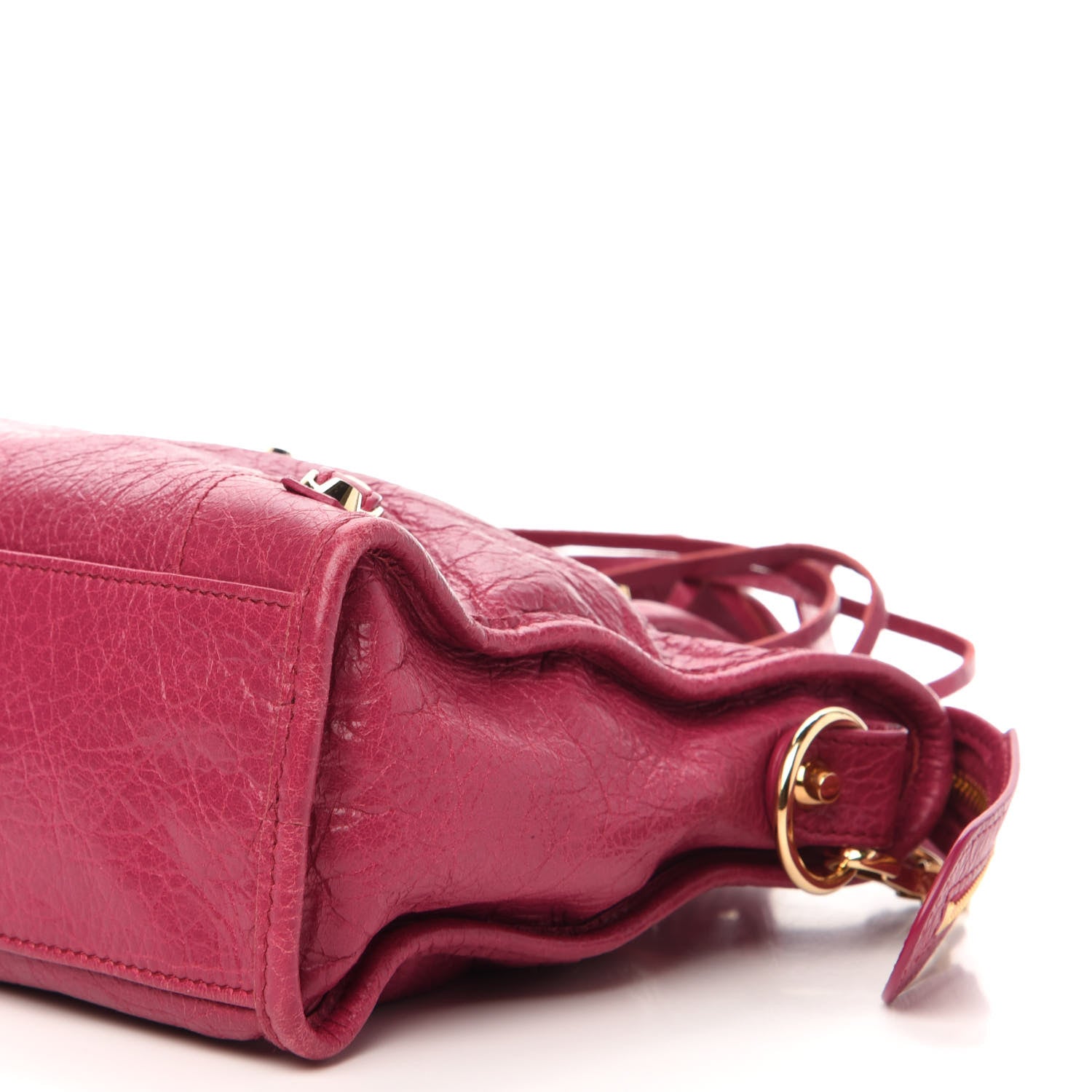 Balenciaga Agneau Classic Gold Hardware S City Rose Dahlia 10 of 12