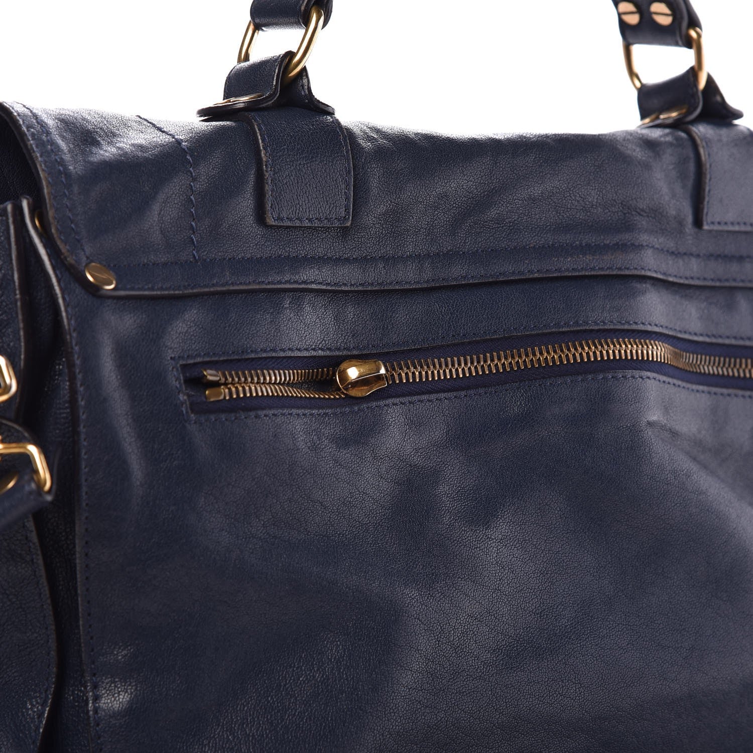 Proenza Schouler Lambskin Large PS1 Satchel Midnight 11 of 11