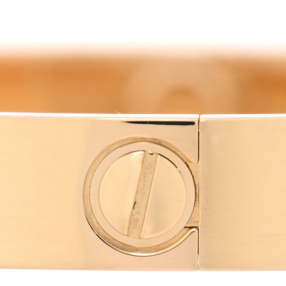 Cartier 18K Yellow Gold 4 Diamond LOVE Bracelet 16 7 of 9