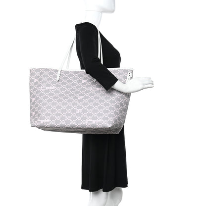 Off-White Coated Canvas Arrow Print Day Off Tote Bag White 2 of 14