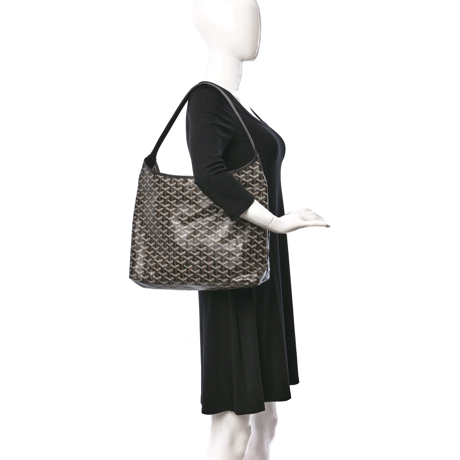 Goyard Goyardine Boheme Hobo Black 2 of 8